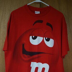 Vintage 2009 M&M's Red Men's XL T-Shirt RN# 55774